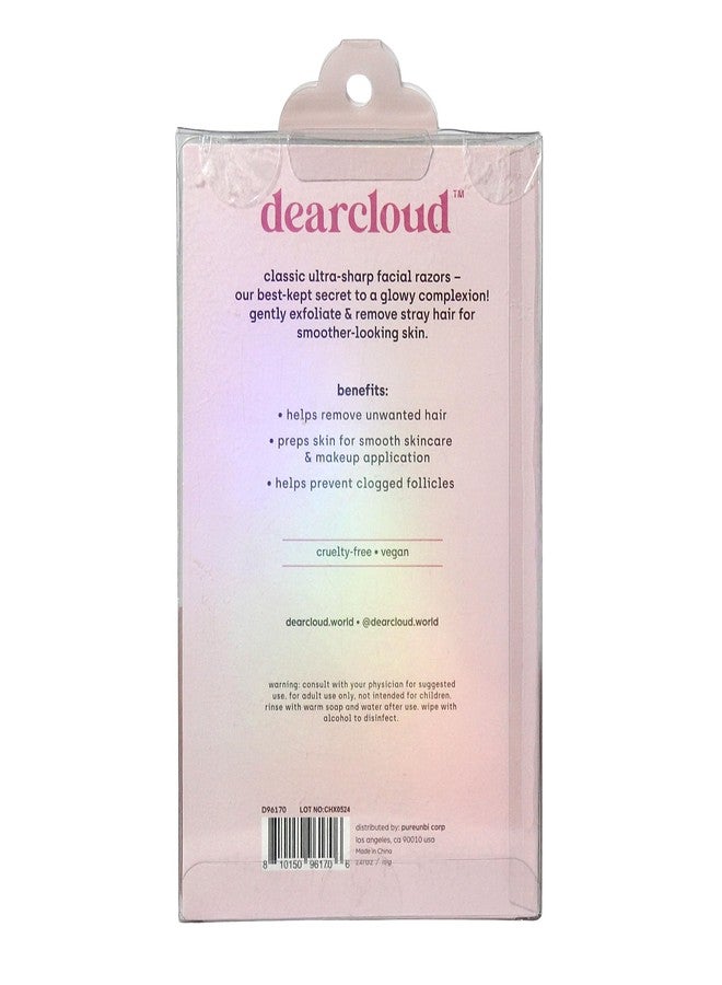 dearcloud شفرات ديرمابلان متعددة الاستخدامات من دير كلاود دريمي سانست - مجموعة من 6 شفرات - مزيل شعر الوجه بدون عيوب، شفرة ديرمابلان للوجه وأداة تقشير للنساء (دريمي سانست) - Image 2